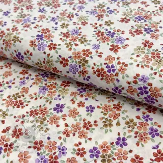 Pamuk Simie flowers offwhite digital print