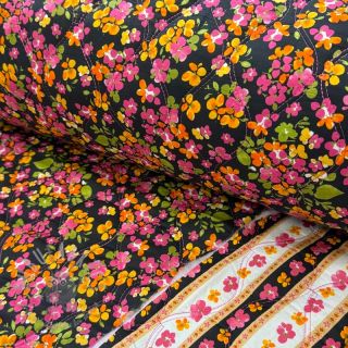 Pamuk VOILE STEPPED Ophelia flower digital print