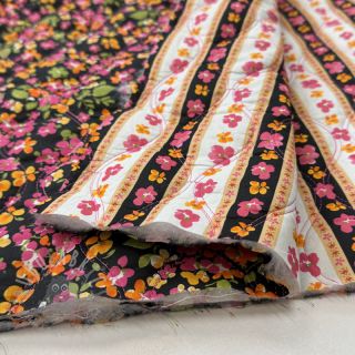 Pamuk VOILE STEPPED Ophelia flower digital print