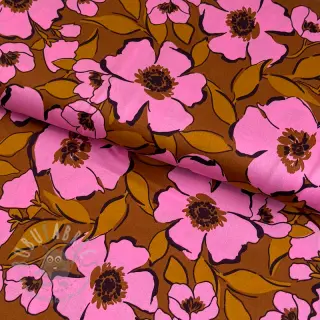 Pamuk SATIN Flower Kala caramel