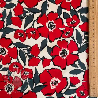 Pamuk SATIN Flower Kala offwhite