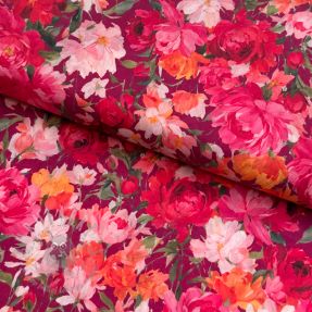 Pamuk VOILE Tanja flowers digital print