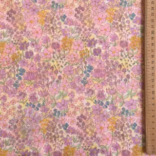Pamuk VOILE Small hayppy flowers digital print
