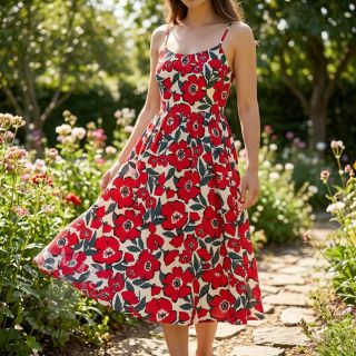 Pamuk SATIN Flower Kala offwhite