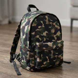 Pamuk Camouflage green digital print