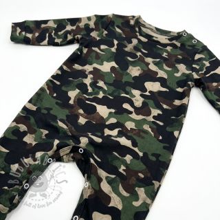 Pamuk Camouflage green digital print