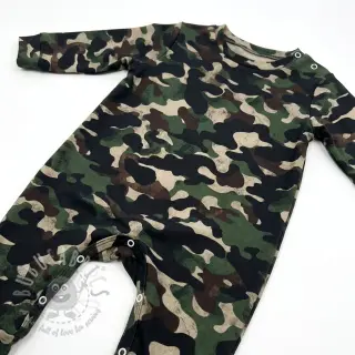 Pamuk Camouflage green digital print
