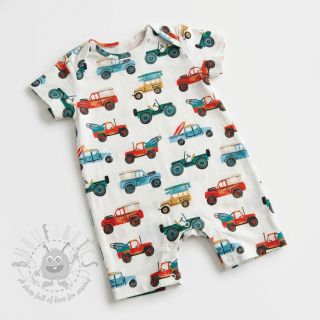 Pamuk Cars white digital print