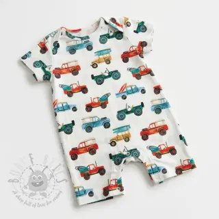 Pamuk Cars white digital print