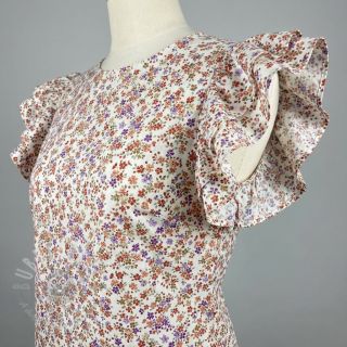 Pamuk Simie flowers offwhite digital print