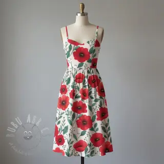 Pamuk Poppy offwhite digital print