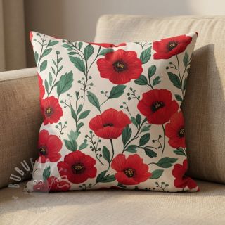 Pamuk Poppy offwhite digital print