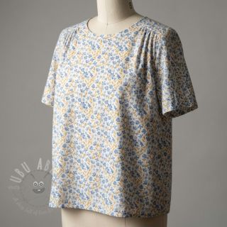 Pamuk Fine flowers blue