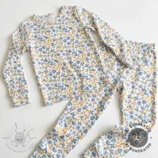 Pamuk Fine flowers blue
