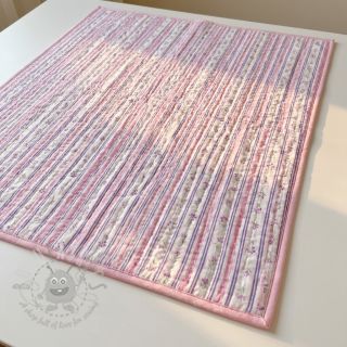 Pamuk Fine flowers STRIPE purple