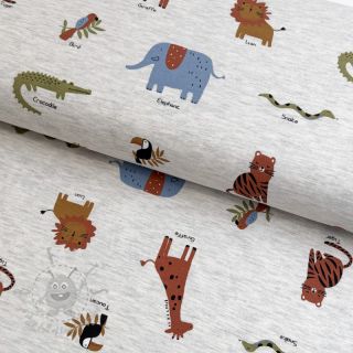 Jersey Safari melange light grey