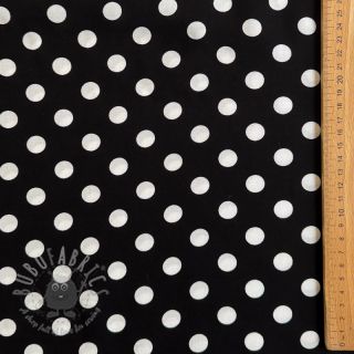 Viskoza RADIANCE Polka dot black