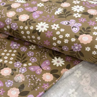 Triko Flowers Azriel camel