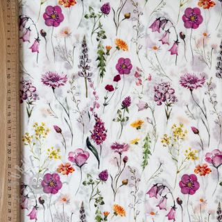 Pamuk VOILE Emily flowers digital print