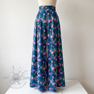 Viskoza STRETCH Flowers Dorothia digital print