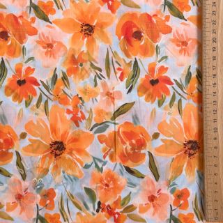 Pamuk VOILE Sarah flowers digital print