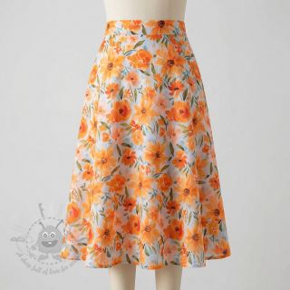 Pamuk VOILE Sarah flowers digital print