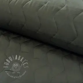 Prošivena tkanina ZIG ZAG army green