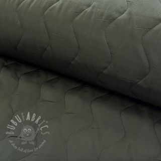 Prošivena tkanina ZIG ZAG army green