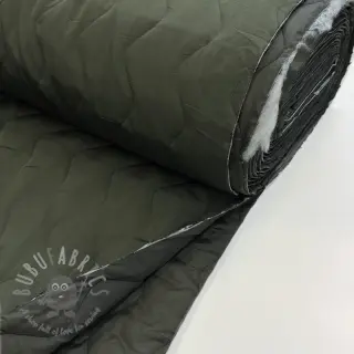 Prošivena tkanina ZIG ZAG army green