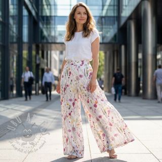 Pamuk VOILE Emily flowers digital print