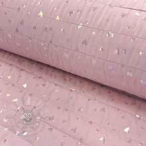 Prošivena tkanina FOIL Hearts