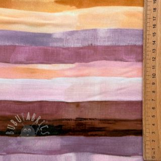 Viskoza RADIANCE Stripes lavender digital print