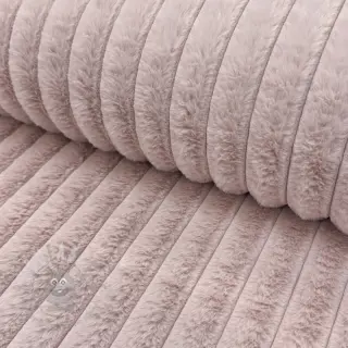 Umjetno krzno Stripes Luxe old rose