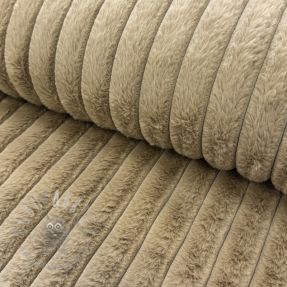 Umjetno krzno Stripes Luxe beige