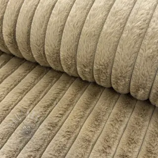 Umjetno krzno Stripes Luxe beige
