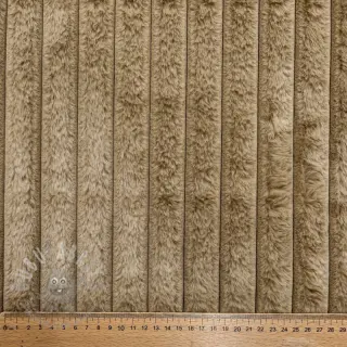 Umjetno krzno Stripes Luxe beige