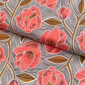 Pamuk VOILE Timi flowers