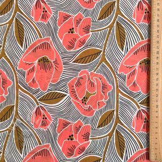 Pamuk VOILE Timi flowers