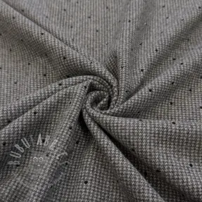 Tkanina za ženski kostim PIED DE POULE BRUSHED Studs