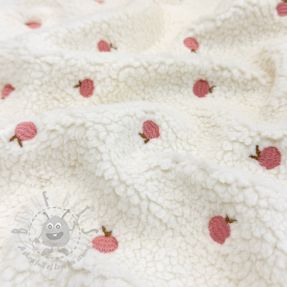Tkanina za kapute TEDDY JACQUARD EMBROIDERY Patches