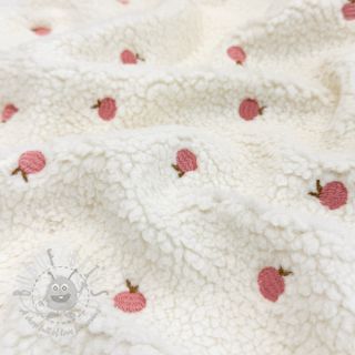 Tkanina za kapute TEDDY JACQUARD EMBROIDERY Patches