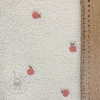 Tkanina za kapute TEDDY JACQUARD EMBROIDERY Patches