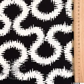 Viskoza STRETCH Abstract black