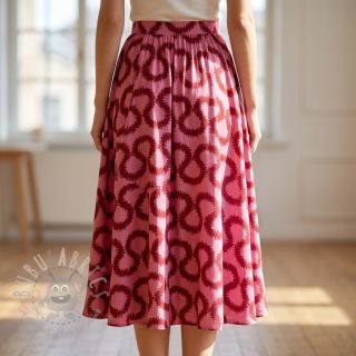 Viskoza STRETCH Abstract pink