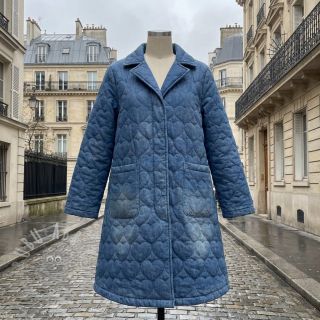 Prošivena tkanina DENIM Hearts