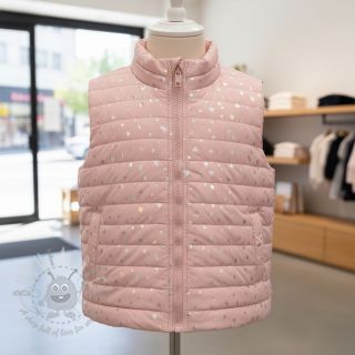 Prošivena tkanina FOIL Hearts