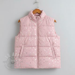 Prošivena tkanina FOIL Hearts