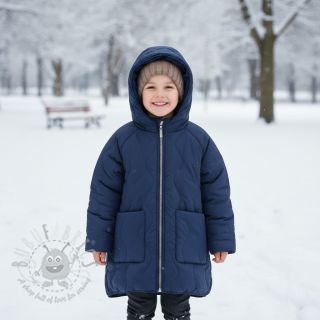 Prošivena tkanina ZIG ZAG navy