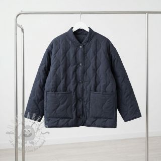 Prošivena tkanina ZIG ZAG black