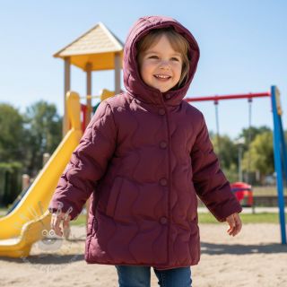 Prošivena tkanina ZIG ZAG aubergine